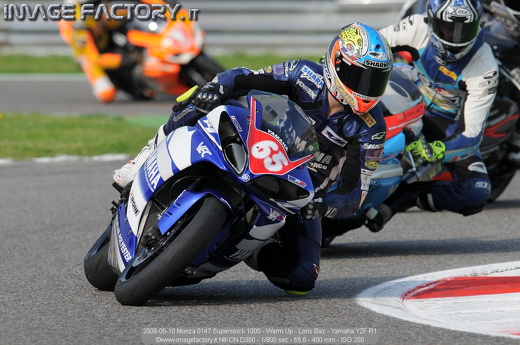 2009-05-10 Monza 0147 Superstock 1000 - Warm Up - Loris Baz - Yamaha YZF R1